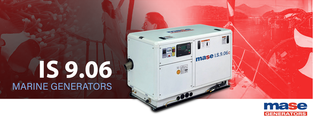 MASE GENERATORS - INTERCOOLER IS 9.06 - 9 KW - 60Hz - 1800 RPM IS-9-06 - MAIN